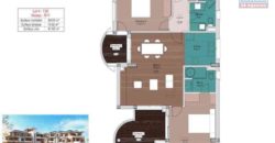 Appartement de type T3 dans un immeuble neuf, Tsiadana