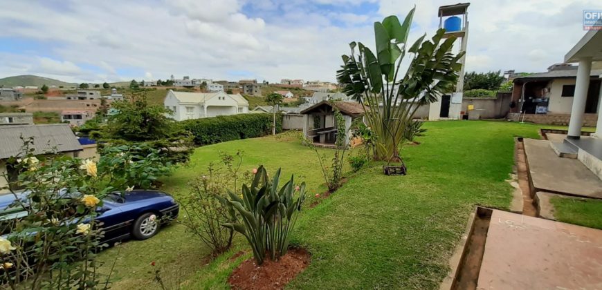 À vendre : Propriété de 1862 m² comprenant 2 villas et un studio, située à Iavoloha