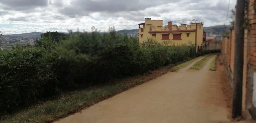 Terrain de 1073M2 légèrement en pente, Ambolokandrina