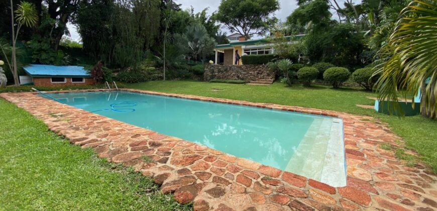 A louer une villa T4 de plain-pied avec piscine située dans un quartier calme et résidentiel à Ivandry