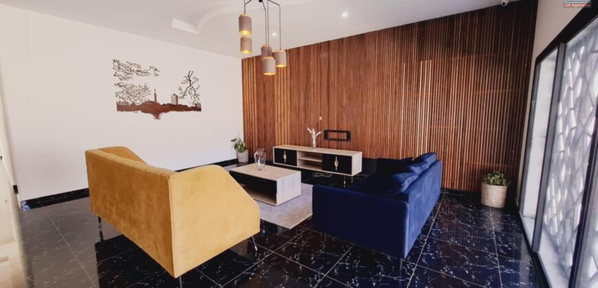 A louer une belle villa neuve T6 semi-meublée située à Ambatolampy Tsimahafotsy