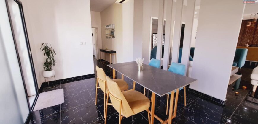 A louer une belle villa neuve T6 semi-meublée située à Ambatolampy Tsimahafotsy