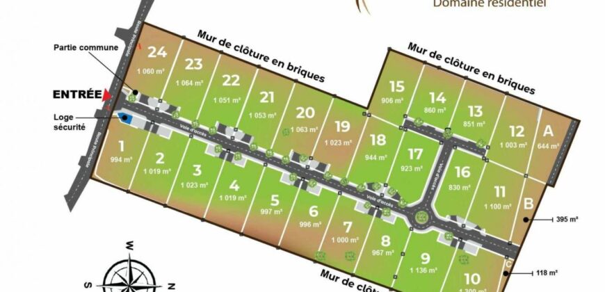 A vendre plusieurs terrains viabilisés prêts à bâtir situés dan l’un des quartiers les plus prisés d’Androhibe Ambohitraraba