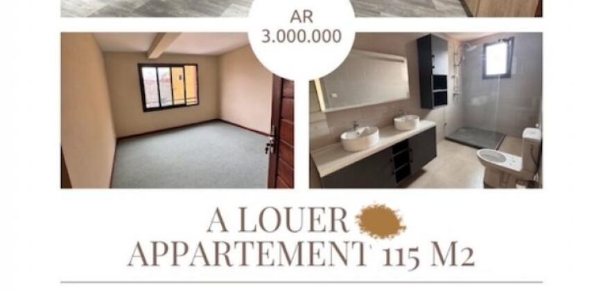A louer deux grands appartements T3 neufs situés en plein centre ville de Tsaralalana