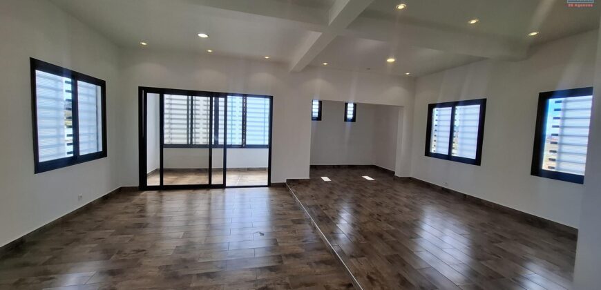 Location villa en bord de route contenant un local commercial et un appartement T4 située sur By-Pass