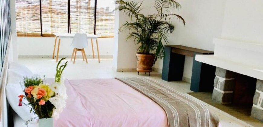 À vendre villa meublée de type F4 située en plein centre-ville à Ambohijatovo Ambony